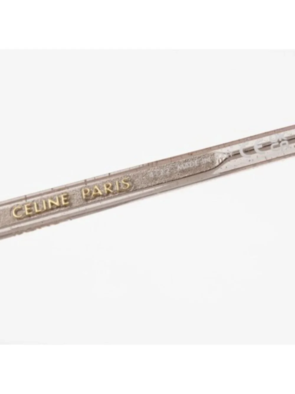 Celine CL50077I 073 Eyeglasses Transparent Rose 54mm Cat Eye Frame